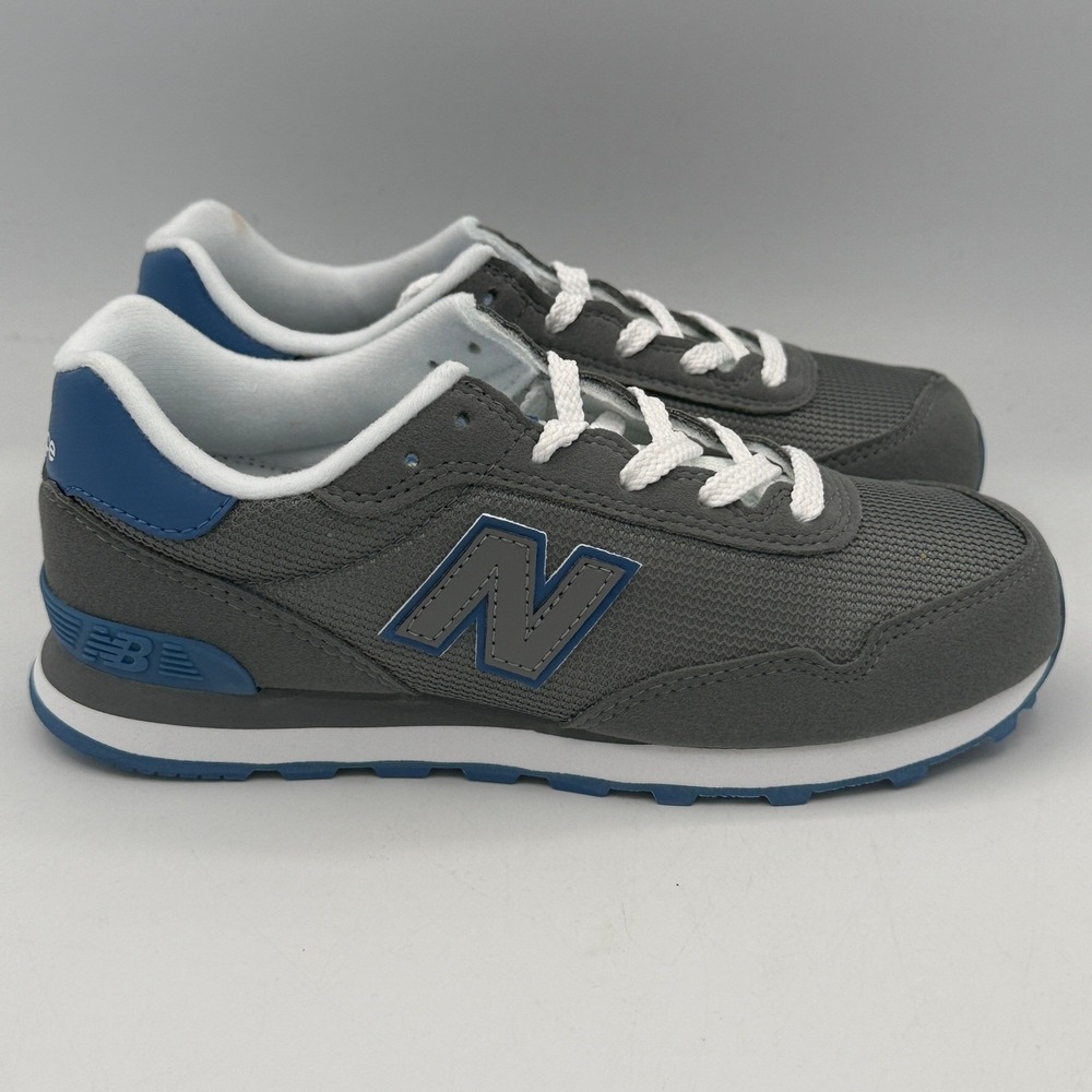 New Balance 515 Shoes Kids Size 2 Grey Blue Running PC515KGB